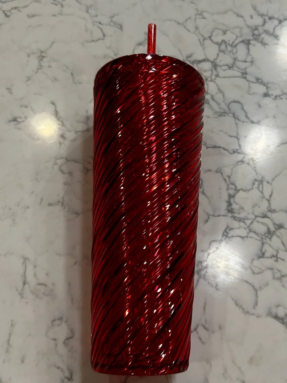 Starbucks red swirl